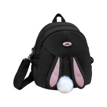 Cartoon Shoulder Bag Backpack Nylon Laptop Backpacks Large Capacity School Bag Black