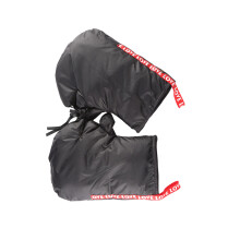 Motorcycle Warm Handlebar Gloves Adjustable Waterproof Bike Handlebar Cover Black