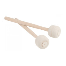 Drum Mallet Stick Soft Felt Wood Handle Snare Drum Mallets Percussion Drumstick