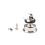 Guitar Output Output Jack Socket Plate for 6.35mm Plug Guitar Replacement Parts Chrome 1