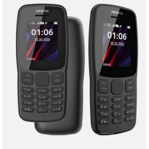 Nokia Nokia 106 4G - Black (Unlocked) Mobile Phone button phone burner phone 2