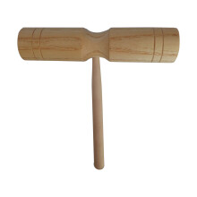 Musical Instrument Toy Percussion Toy Shaker Baby Child Wood Orff Percussion Toy 19x3.5CM