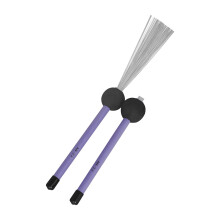 Drum Brushes with Comfortable Handle Drum Brush Percussion Brushes Snare Brush Purple ball