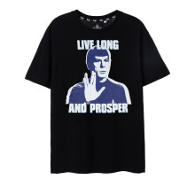 (XX-Large) Star Trek Short Sleeved T-Shirt (Mens Black)