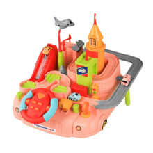 Powerful Learning and Educational Car Trail Bridge for Girls Boys Toddlers Pink