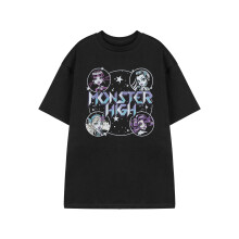 (X-Large) Monster High Short Sleeved T-Shirt (Womens Black)