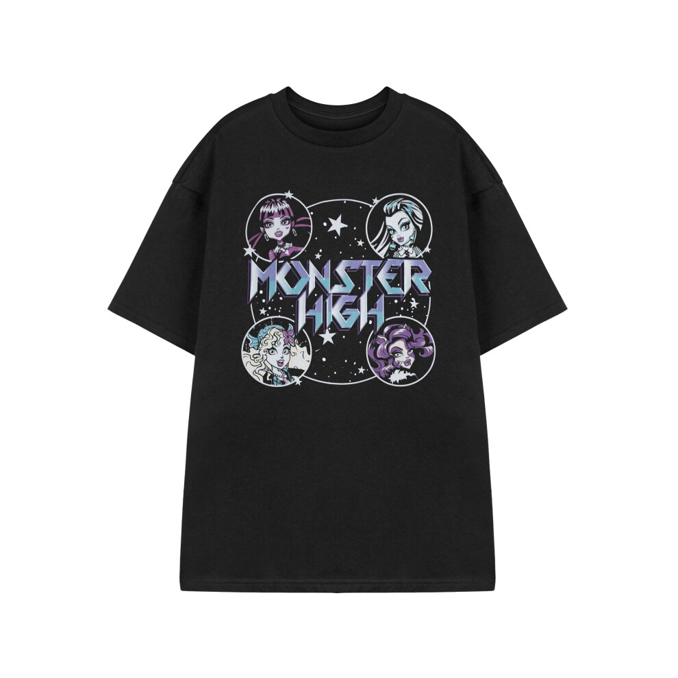 Monster High (X-Large) Short Sleeved T-Shirt (Womens Black)
