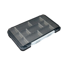 Fishing Hooks Organizers Transparent Adjustable Dividers Terminals Tackle Boxes Black