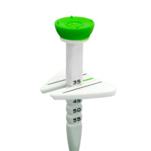 4pcs Plastic Golf Tees Height Adjustable Ball Tees Golf Training Ball Tees Green