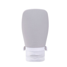 60/90ml Travel Size Bottle for Toiletries Silicone Travel Containers Leak Light gray 60ML