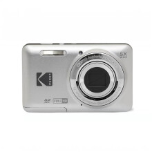 Kodak Pixpro FZ55 16MP compacte digitale camera, 5x optische zoom, 1080p Full HD-video, 28mm groothoeklens, 2,7 inch LCD-scherm (Zilver)