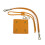 houlder Bag Bottom Square Pattern DIY Woven Bag Plate and Drawstring Handle Set Brown 1