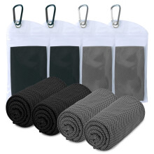 4Pcs Gym Towel, Cool Down Towel Sweat Towel Cooling Towel for Gym, Yoga, Camping