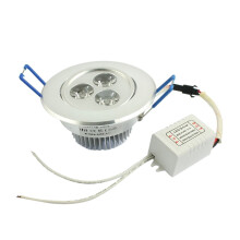 AC100-265V 3W Ceiling Downlight Lamp LED Down Light Warm White, 3.35" Width, 3.35" Length