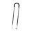 Parent assist bike training handle with telescoping push bar use Black 1
