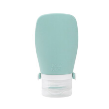 60/90ml Silicone Travel Bottle Conical Cosmetic Storage Refillable Lotion Gray green 60ML