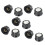 10 Pcs 34mm Top Rotary Knobs for 6mm Dia. Shaft Potentiometer 1