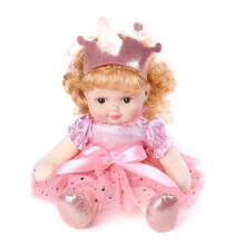 40cm Reborns Doll with Jumpsuit Headband Appease Collectible Doll Life-like Baby Style 3
