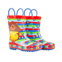 (6 UK Child) Hey Duggee Wellington Boots with Handles (Boys Red)