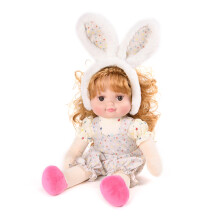 Reborns Freckles Doll Girl with Jumpsuit &Headband Realistic Baby Doll for Kids style 7