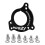 Bike Chain Guide Conversion for Seat Bottom Bracket ISCG 03 05 Chain Guide Adapt Black 1