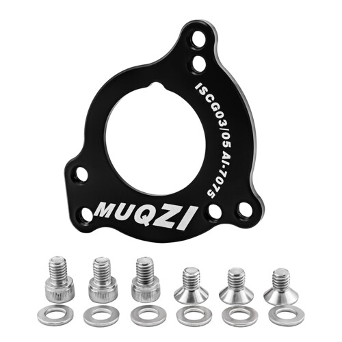 Bike Chain Guide Conversion for Seat Bottom Bracket ISCG 03 05 Chain Guide Adapt Black