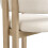(Natural, Boucle) 6-Pack Solid Wood Dining Chairs - Natural Boucle 15