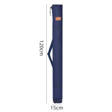 Fishing Tackle Bag Folding Portable Fishing Rod Storage Case Foldable Rod Navy Blue 120CM