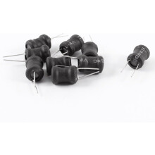 1mH 9mm x 12mm UL-polyolefin Metal Electronic Circuit Inductors 10 Pcs