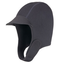 Multifunctional Swimming Cap Neoprene Diving Cap Headgear Portable Thermal Cap Black