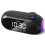 VOCH Digital Clock Bluetooth Speaker with RGB Lights Portable Wireless Speaker 2