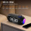 VOCH Digital Clock Bluetooth Speaker with RGB Lights Portable Wireless Speaker 3