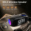 VOCH Digital Clock Bluetooth Speaker with RGB Lights Portable Wireless Speaker 6