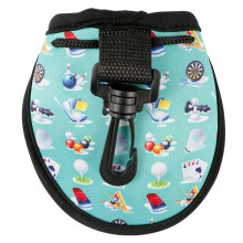 Golf Ball Carry Bag Pouch Golf Ball Holder Keychain Belt Clip Golf Accessories Green