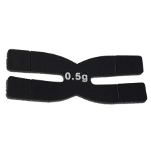 3Pcs Badminton Racket Weight 0.5g Racket Head Balance Strips Sports Accessories Black