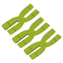 3 Pcs Silicone Badminton Racket Weight H Shape 0.5g Racket Head Balance Strips Green