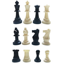 32 Pcs Portable Plastic Chess Pieces Tournament Chessmen Chess Pieces Figures