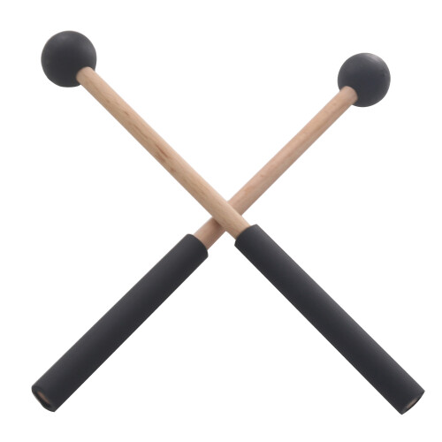 2pcs Ethereal Drumsticks Round Head Drum Sticks Hammer Small Musical Drumsticks