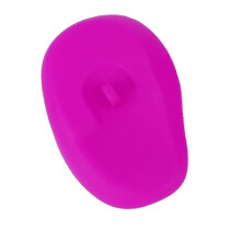 2pcs Say Goodbye to Wet Ears with Waterproof Silicone Ear Caps Styling Accessory Purple