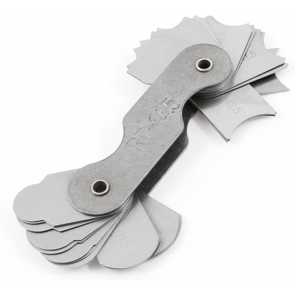 Photos - Micrometer / Caliper Radius Gauge Set 32 Plates R7-14.5mm Metric Radius Fillet Gauge, Portable Measuring Tool US-SA-AJD-24410
