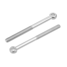M10 x 120mm 304 Stainless Steel Machine Shoulder Lift Eye Bolt Rigging 10pcs