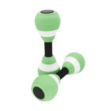 Pool Foam Weights with Padded Grip for Water Aerobics, Pool Exercise Equipment Green