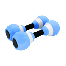 Water Exercise Equipment for Pools, EVA Foam Barbells, Water Aerobics Equipment Blue