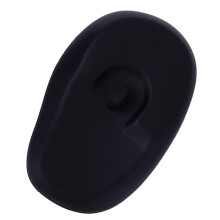 2pcs Hassle Free Ear Covers for Showering Protect Your Eardrums from Water Flow Black