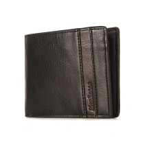 Vintage Business Money Coin Purse Wallet PU Credit Card Holder for Men Black