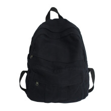 Fashion School Backpack Travel Laptop Backpack Daypack Bookbag for Student Girls Black