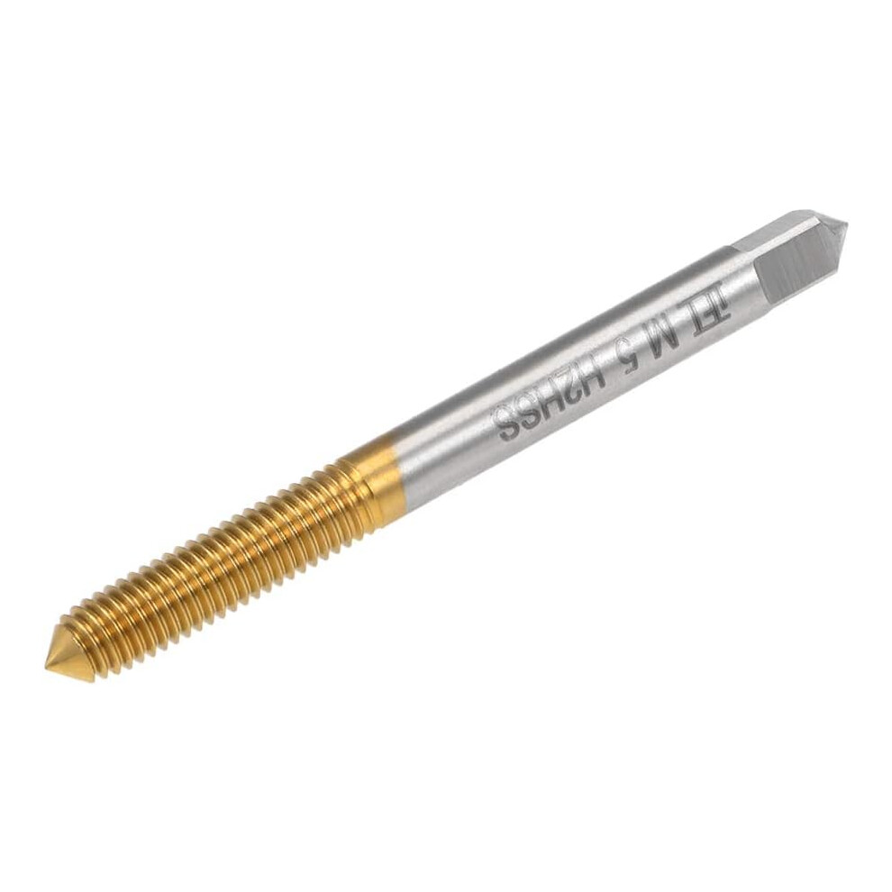 Photos - Other Hand Tools Thread Forming Tap M5 Thread 0.8 Pitch H2 Titanium Coated High Speed Steel 3.8mm Square End