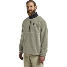 (L, Linen) Jack Wolfskin Mens Sumetro Half Zip Fleece