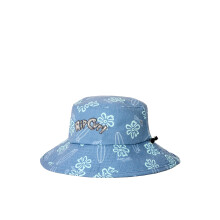(S, Faded Denim) Rip Curl Kids Combo Mid Brim Bucket Hat