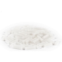 100 Pieces White Cylindrical Nylon 66 LED PCB Board Spacer Support 5mm x 20mm